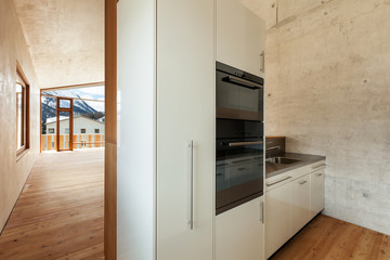 Fototapeta premium architecture modern design, mountain home, kitchen