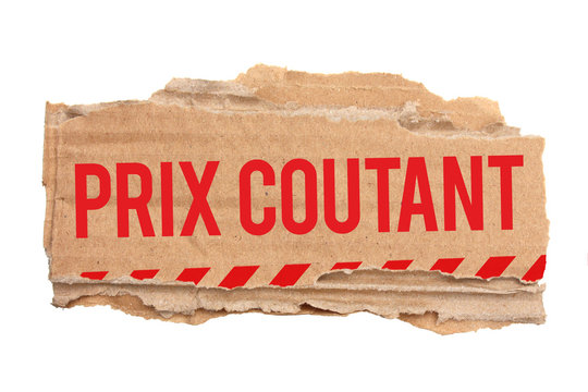 Prix co&ucirc;tant