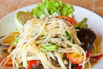 Green papaya salad