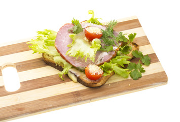 Sandwich with ham