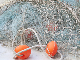 Fishing net color image