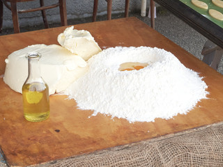 Making typical cakes color image