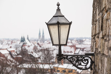 alte Leuchte Straßenlampe