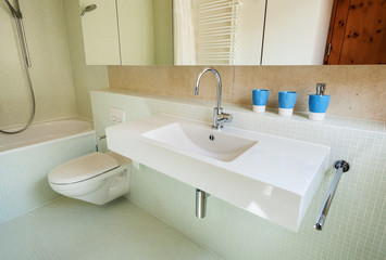 architecture modern design, interior, bathroom