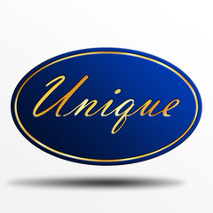unique label