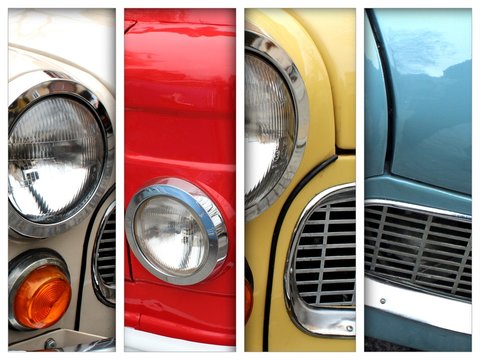 old car details - lamps collection