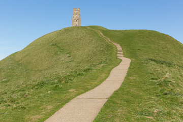 Somerset tourist attraction Glastonbury Tor © acceleratorhams