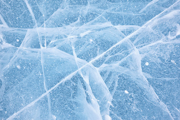 Fototapeta premium Baikal ice texture
