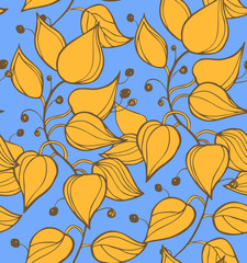 Decorative colorful modern floral background