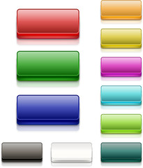 Colorful Square Buttons Blank
