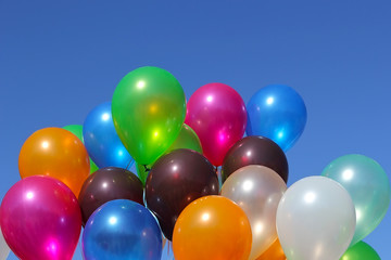 Fototapeta na wymiar colored balloons
