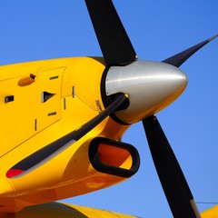 Fire bomber propeller and engine © Arena Photo UK