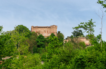 Fototapeta na wymiar Castle of Monticello d'Alba, Langhe, Piedmont