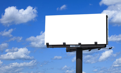 Billboard with background Cloudy Sky