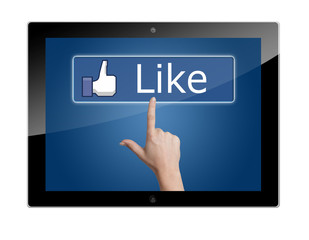 Tablet like button