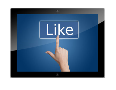 Tablet like button
