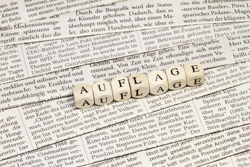 Obraz premium Zeitungsauflage