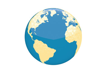 World globe - isolated