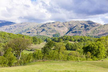 landscape of Lake District, Cumbria, England