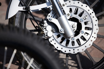 motorcycle wheel breaks