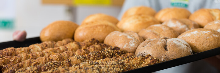 brötchen auf dem backblech