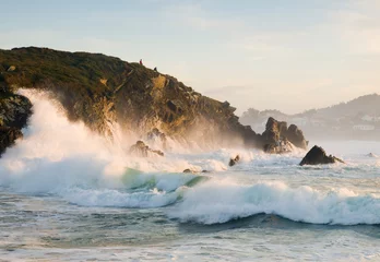 Zelfklevend Fotobehang Zee en kust in Galicië, Spanje. © ramonespelt