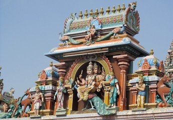 Mylapore, India: Kapaleeswarar Shaivist temple & godess Parvati