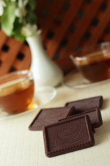 Original thin captain in a chocolate