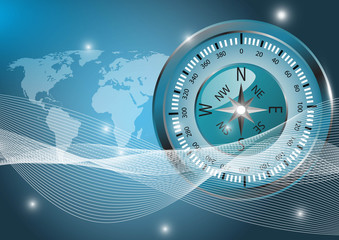 Map of the world vector background