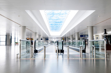 Interior of the airport