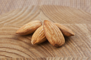 pile of almonds