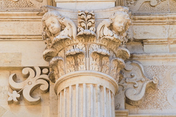 Duomo Church. Lecce. Puglia. Italy.
