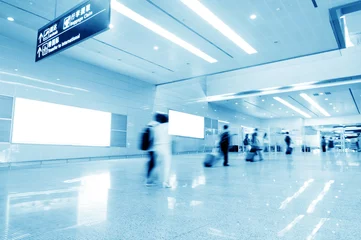 Photo sur Plexiglas Aéroport passenger in the shanghai pudong airport