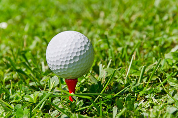 Golfball Abschlag