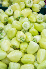 Boxes with peppers.