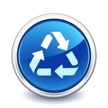 button blue recycle