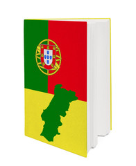 Concept. Book with the national flag