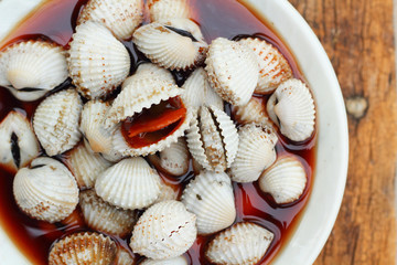 cockle in fish sauce