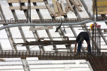 Carpenter at work