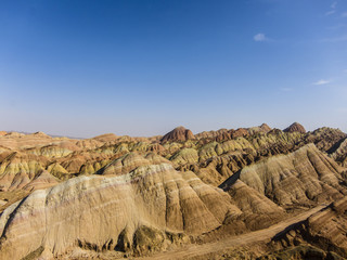 Danxia landform in Zhangye, Gansu of China