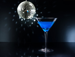 Blue Martini cocktail