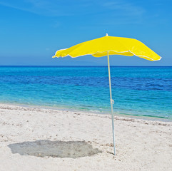 yellow parasol