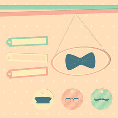 Greeting card template for Father's Day.