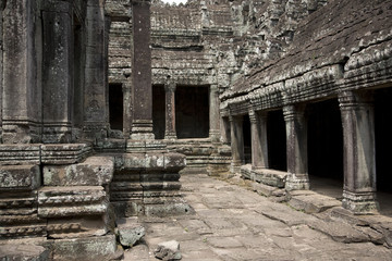 Fototapeta na wymiar Bayon temple, Angkor, Siem Reap, Cambodia
