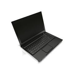 Fototapeta premium laptop schwarz