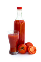 Homemade tomato juice