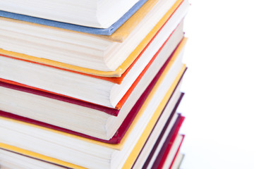 stack of books close-up