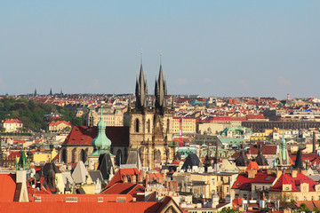 Fototapeta premium View of the Old Town Square, Prague, Czech Republic
