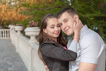 Fototapeta premium Young couple in love