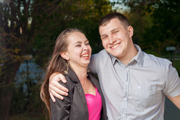 Young couple in love